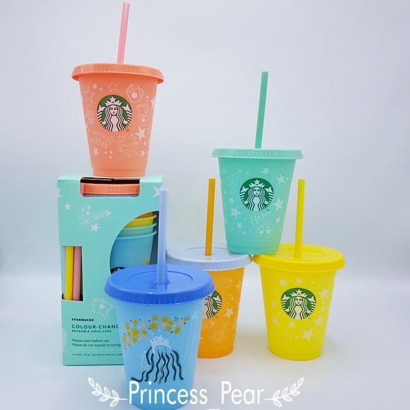 Starbucks COLOR CHANGING Reusable Grande 16 oz - Picture 3 of 11